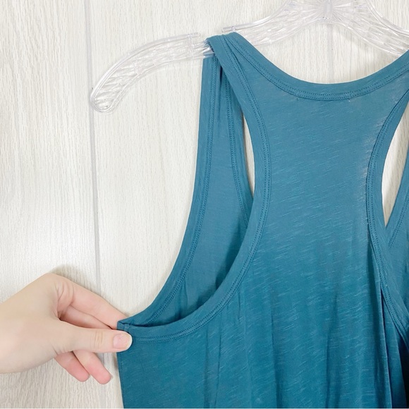 Sundry | Teal Racerback Tank Maxi Dress Size Small (1) - Picture 12 of 13